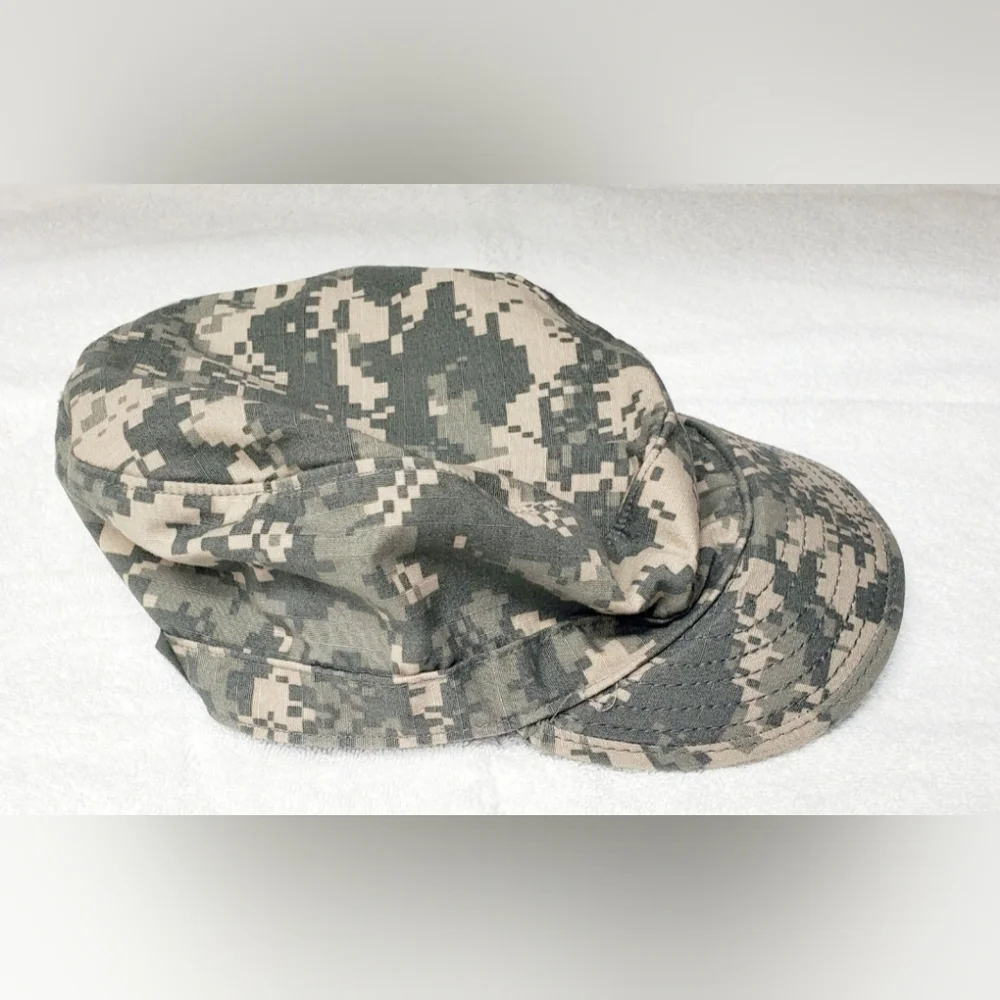 US Army Tactical Military Patrol Cap Size 7 1/8 Military Camo Hat